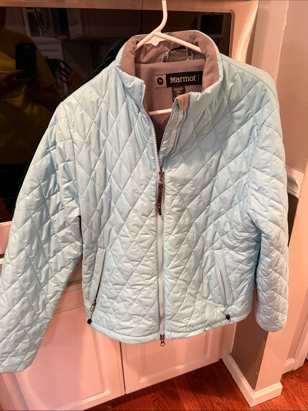 Marmot Light Blue Quilted Puffer Jacket